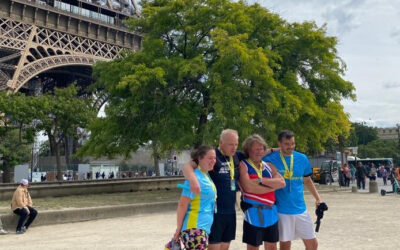 Christian runs to Paris!