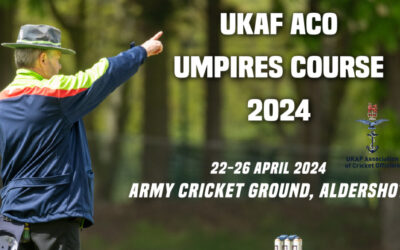UKAF ACO Umpires Course – April 2024