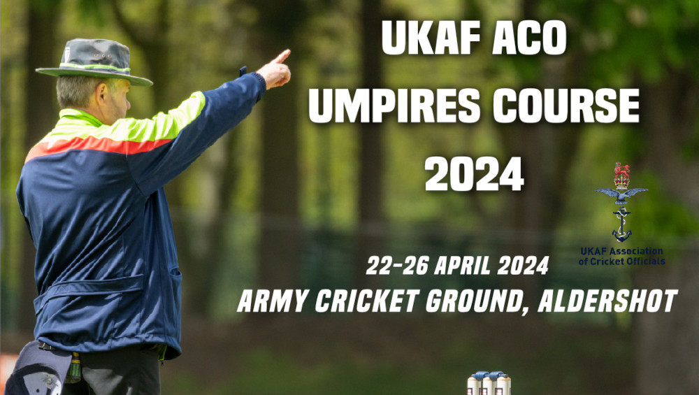 UKAF ACO Umpires Course – April 2024